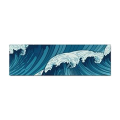 Waves Ocean Sea Pattern Water Tsunami Rough Seas Sticker Bumper (10 Pack)