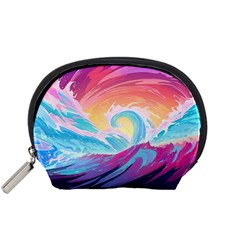 Waves Ocean Sea Tsunami Nautical Accessory Pouch (small) by uniart180623