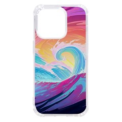 Waves Ocean Sea Tsunami Nautical iPhone 14 Pro TPU UV Print Case