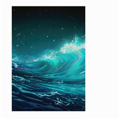 Tsunami Waves Ocean Sea Nautical Nature Water Large Garden Flag (two Sides) by uniart180623