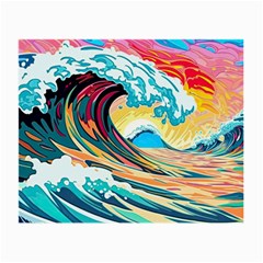 Waves Ocean Sea Tsunami Nautical Arts Small Glasses Cloth by uniart180623