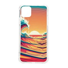 Waves Ocean Sea Tsunami Nautical Art Nature Iphone 11 Pro Max 6 5 Inch Tpu Uv Print Case by uniart180623