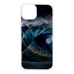 Tsunami Waves Ocean Sea Water Rough Seas Iphone 13 Tpu Uv Print Case by uniart180623