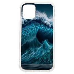 Tsunami Waves Ocean Sea Water Rough Seas Iphone 12 Mini Tpu Uv Print Case	 by uniart180623