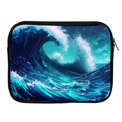 Tsunami Tidal Wave Ocean Waves Sea Nature Water Apple Ipad 2/3/4 Zipper Cases by uniart180623