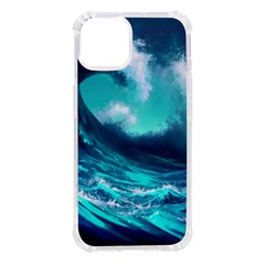 Tsunami Tidal Wave Ocean Waves Sea Nature Water Iphone 14 Tpu Uv Print Case by uniart180623