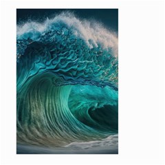 Tsunami Waves Ocean Sea Water Rough Seas Large Garden Flag (two Sides) by uniart180623