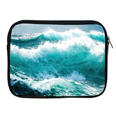 Waves Ocean Sea Tsunami Nautical Blue Sea Apple Ipad 2/3/4 Zipper Cases by uniart180623