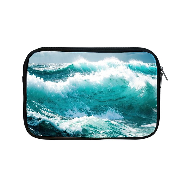 Waves Ocean Sea Tsunami Nautical Blue Sea Apple iPad Mini Zipper Cases