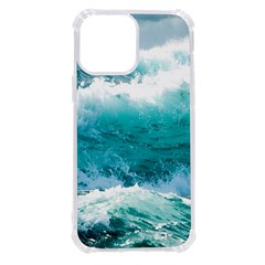 Waves Ocean Sea Tsunami Nautical Blue Sea Iphone 13 Pro Max Tpu Uv Print Case by uniart180623