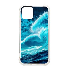 Ai Generated Waves Ocean Sea Tsunami Nautical Sea Iphone 11 Pro 5 8 Inch Tpu Uv Print Case by uniart180623