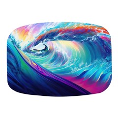 Waves Ocean Sea Tsunami Nautical Nature Water Mini Square Pill Box