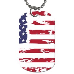 Flag Usa Unite Stated America Dog Tag (two Sides) by uniart180623