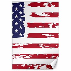 Flag Usa Unite Stated America Canvas 20  X 30  by uniart180623