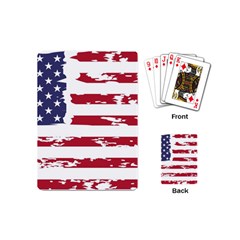 Flag Usa Unite Stated America Playing Cards Single Design (mini) by uniart180623