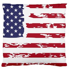 Flag Usa Unite Stated America Standard Premium Plush Fleece Cushion Case (two Sides) by uniart180623