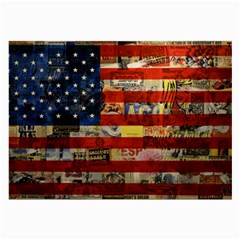 Usa Flag United States Large Glasses Cloth (2 Sides) by uniart180623