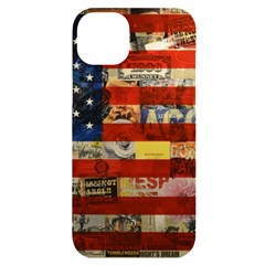 Usa Flag United States Iphone 14 Plus Black Uv Print Case by uniart180623