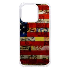 Usa Flag United States Iphone 14 Pro Tpu Uv Print Case by uniart180623