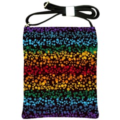 Patterns Rainbow Shoulder Sling Bag by uniart180623
