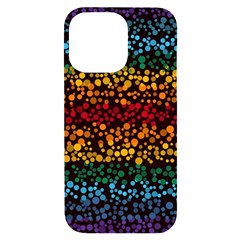 Patterns Rainbow Iphone 14 Pro Max Black Uv Print Case by uniart180623