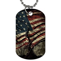 Flag Usa American Flag Dog Tag (one Side) by uniart180623