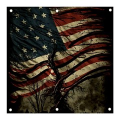 Flag Usa American Flag Banner And Sign 3  X 3  by uniart180623