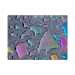 Glass Drops Rainbow Premium Plush Fleece Blanket (mini) by uniart180623