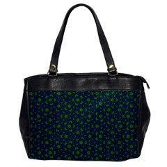 Green Patterns Lines Circles Texture Colorful Oversize Office Handbag by uniart180623