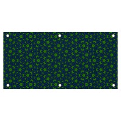 Green Patterns Lines Circles Texture Colorful Banner And Sign 6  X 3  by uniart180623