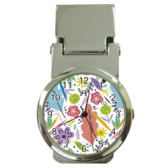 Flower Spring Money Clip Watches