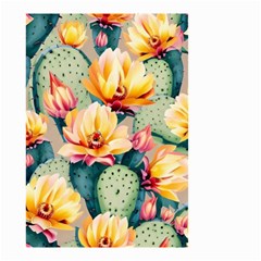 Prickly Pear Cactus Flower Plant Small Garden Flag (two Sides) by Ravend