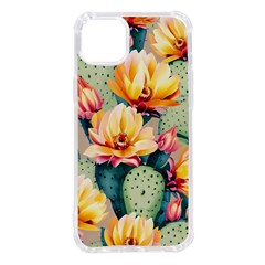 Prickly Pear Cactus Flower Plant Iphone 14 Plus Tpu Uv Print Case