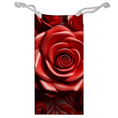 Roses Flowers Plant Jewelry Bag