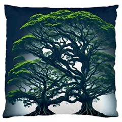 Tree Leaf Green Forest Wood Natural Nature Large Cushion Case (one Side)