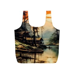 Fantasy Landscape Foggy Mysterious Full Print Recycle Bag (s)