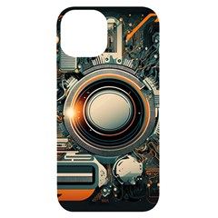 Technology Robot Internet Processor Iphone 14 Black Uv Print Case