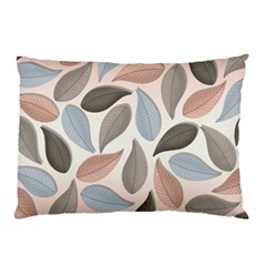 Leaves Pastel Background Nature Pillow Case by Ravend