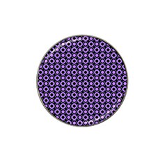 Mazipoodles Purple Donuts Polka Dot  Hat Clip Ball Marker (4 Pack) by Mazipoodles