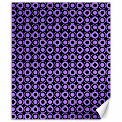 Mazipoodles Purple Donuts Polka Dot  Canvas 8  X 10  by Mazipoodles