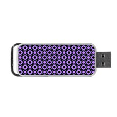 Mazipoodles Purple Donuts Polka Dot  Portable Usb Flash (two Sides) by Mazipoodles