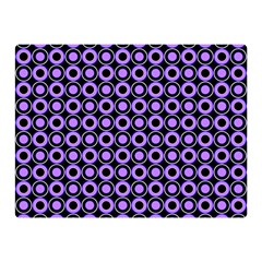 Mazipoodles Purple Donuts Polka Dot  Two Sides Premium Plush Fleece Blanket (mini) by Mazipoodles