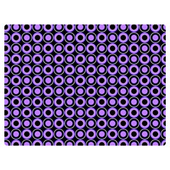 Mazipoodles Purple Donuts Polka Dot  Two Sides Premium Plush Fleece Blanket (extra Small) by Mazipoodles