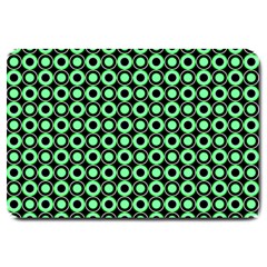 Mazipoodles Green Donuts Polka Dot Large Doormat by Mazipoodles