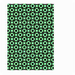 Mazipoodles Green Donuts Polka Dot Large Garden Flag (two Sides) by Mazipoodles