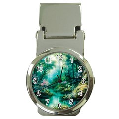 River Stream Flower Nature Money Clip Watches by Ravend