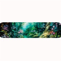 River Stream Flower Nature Large Bar Mat by Ravend