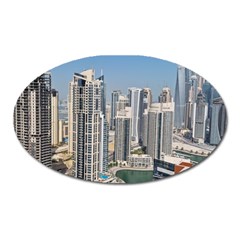 Building Sea Architecture Marina Oval Magnet