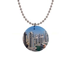 Building Sea Architecture Marina 1  Button Necklace