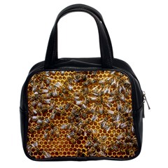 Honey Bee Bees Insect Classic Handbag (two Sides) by Ravend